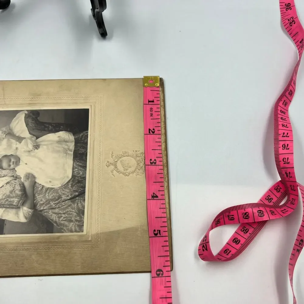 Antique‎ Card Stock Mounted Black White 1800's Family Infant Child Photo